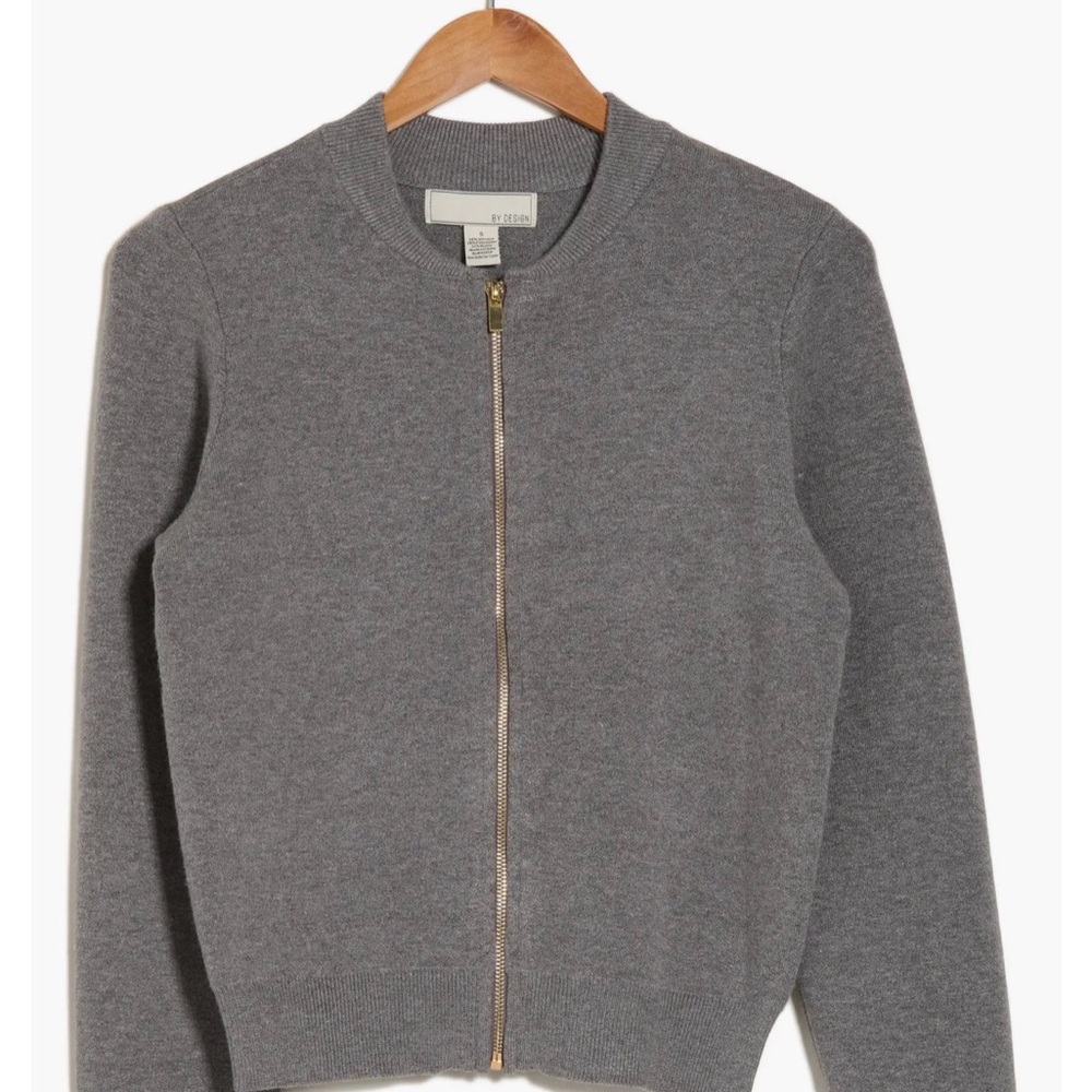 By Design heather grey Bomber Jacket